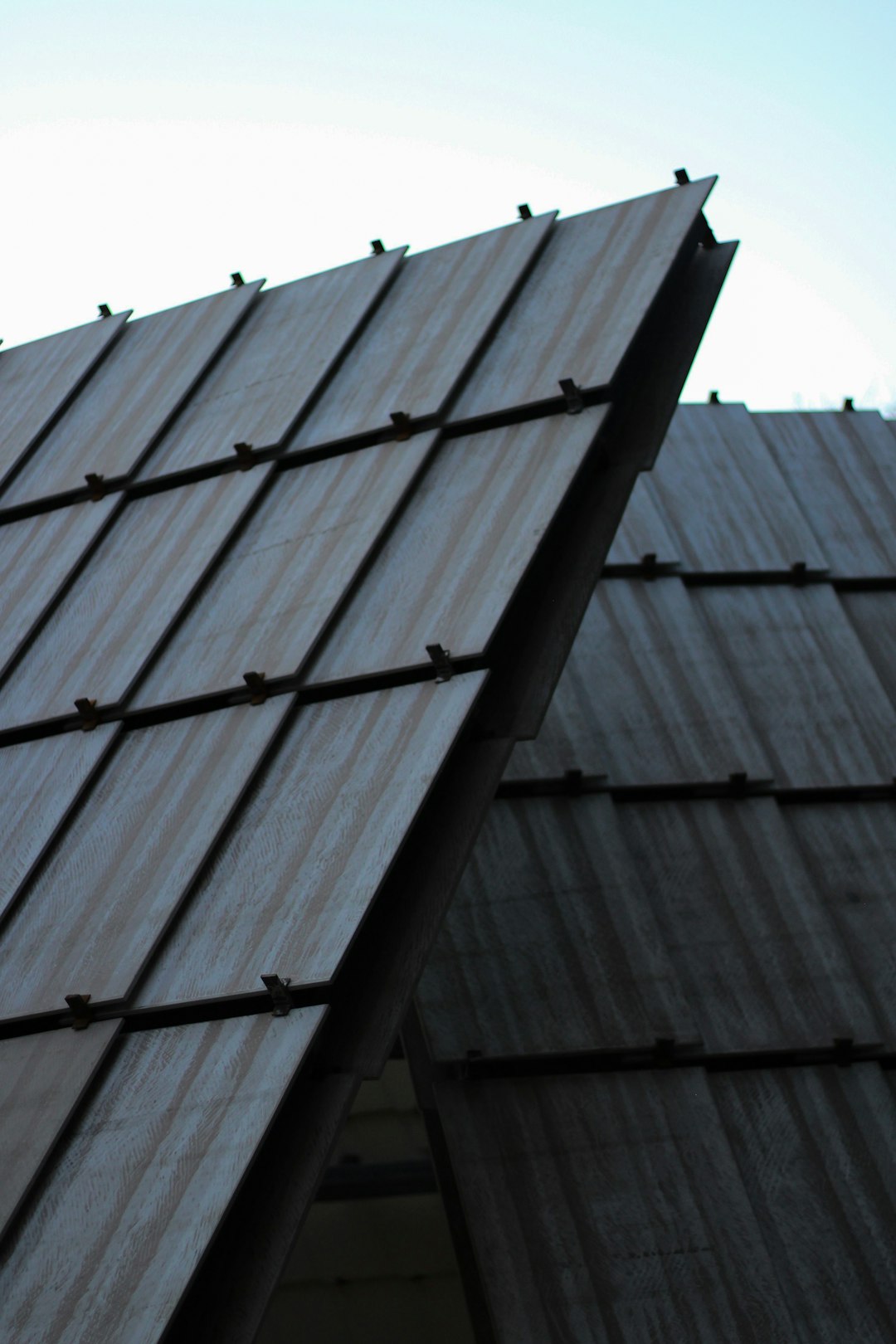 2dba9cbaae0645ed8f282beb98fe5de1 a close up of a roof with a bird perched on top of it