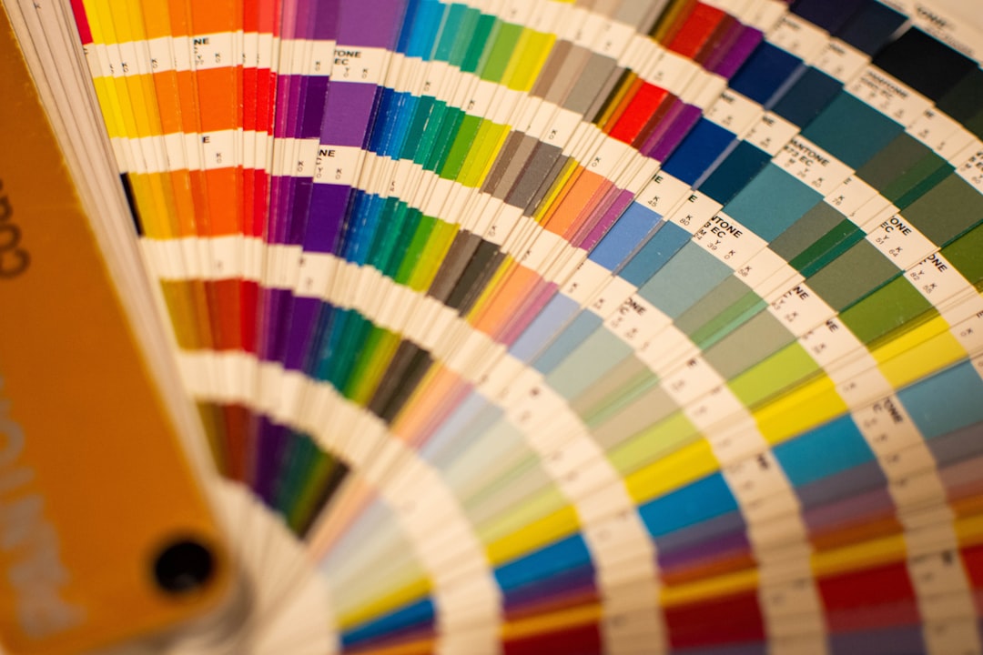 ca66721db979485cb8ac06b4e16dd383 a close up of a pantone color chart