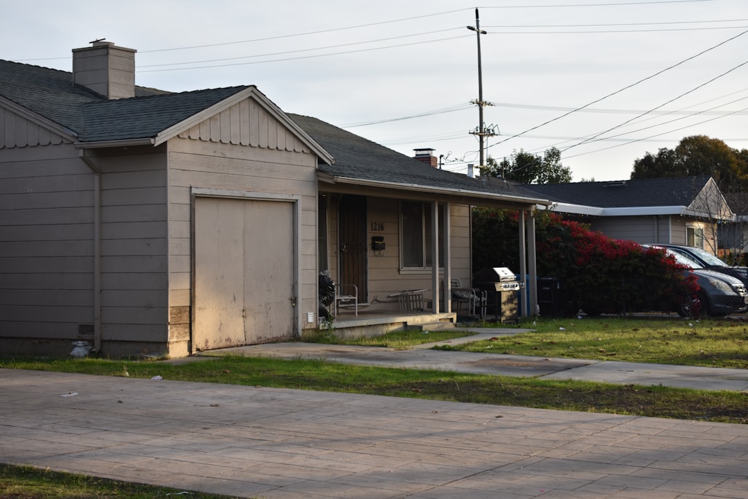 a house with a car parked in front of it