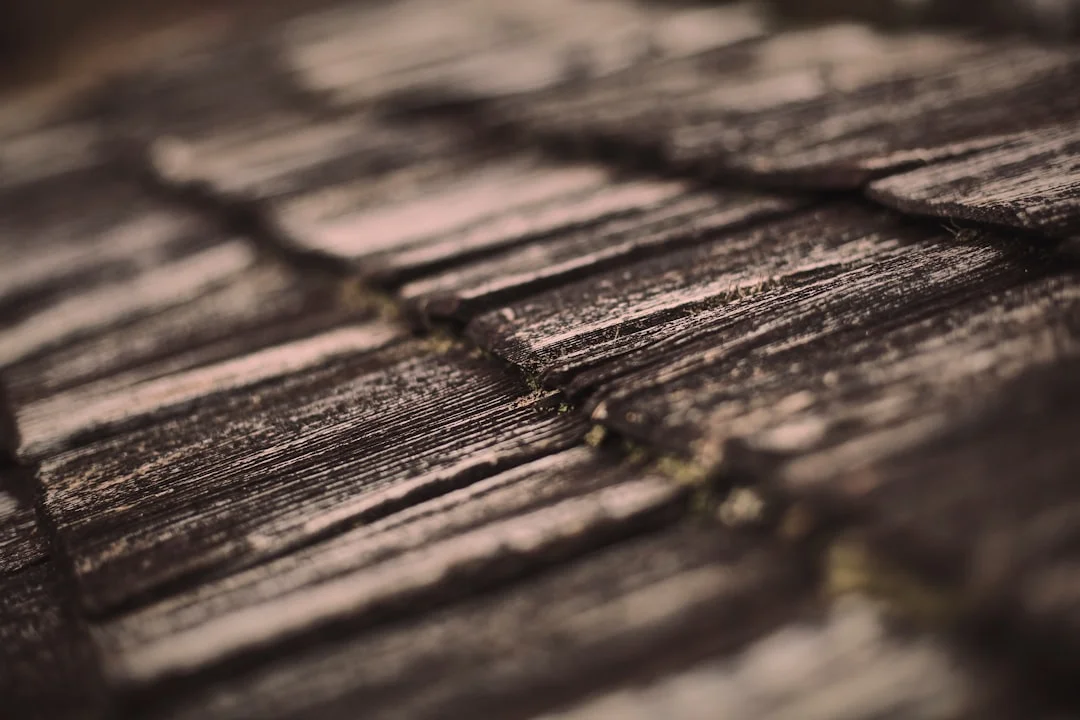 brown and black wooden surface